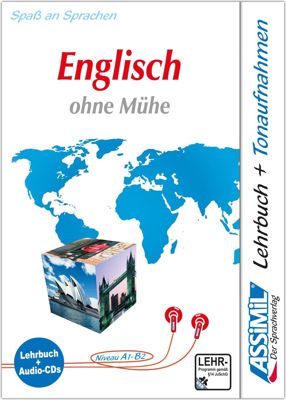 ASSiMiL Englisch ohne Mühe - Audio-Sprachkurs - Niveau A1-B2: Selbstlernkurs in deutscher Sprache, Lehrbuch + 4 Audio-CDs (ASSiMiL Selbstlernkurs für Deutsche)