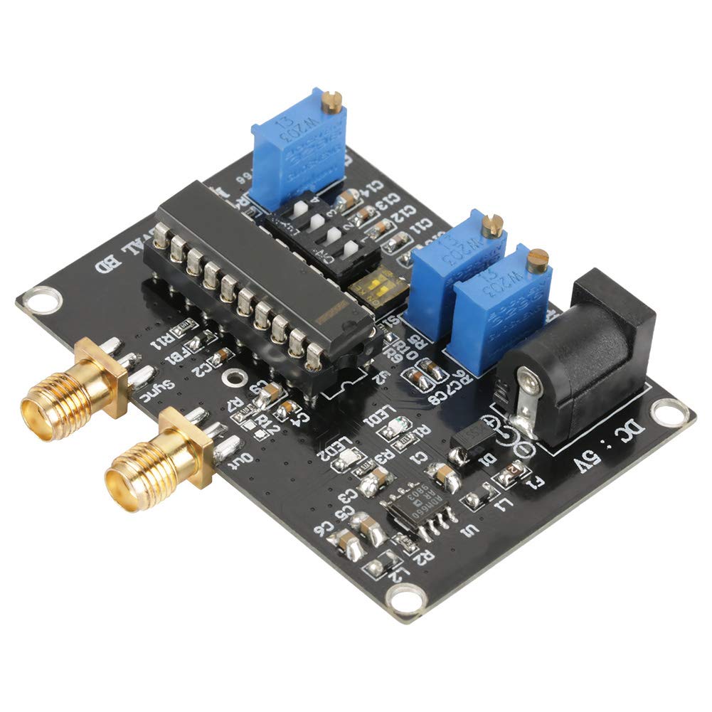 Function Generator, MAX038 Small High Frequency Precision Function Generator Module, Triangular/Sine/Rectangular/Pulse Wave Output, 0.1Hz - 20MHz
