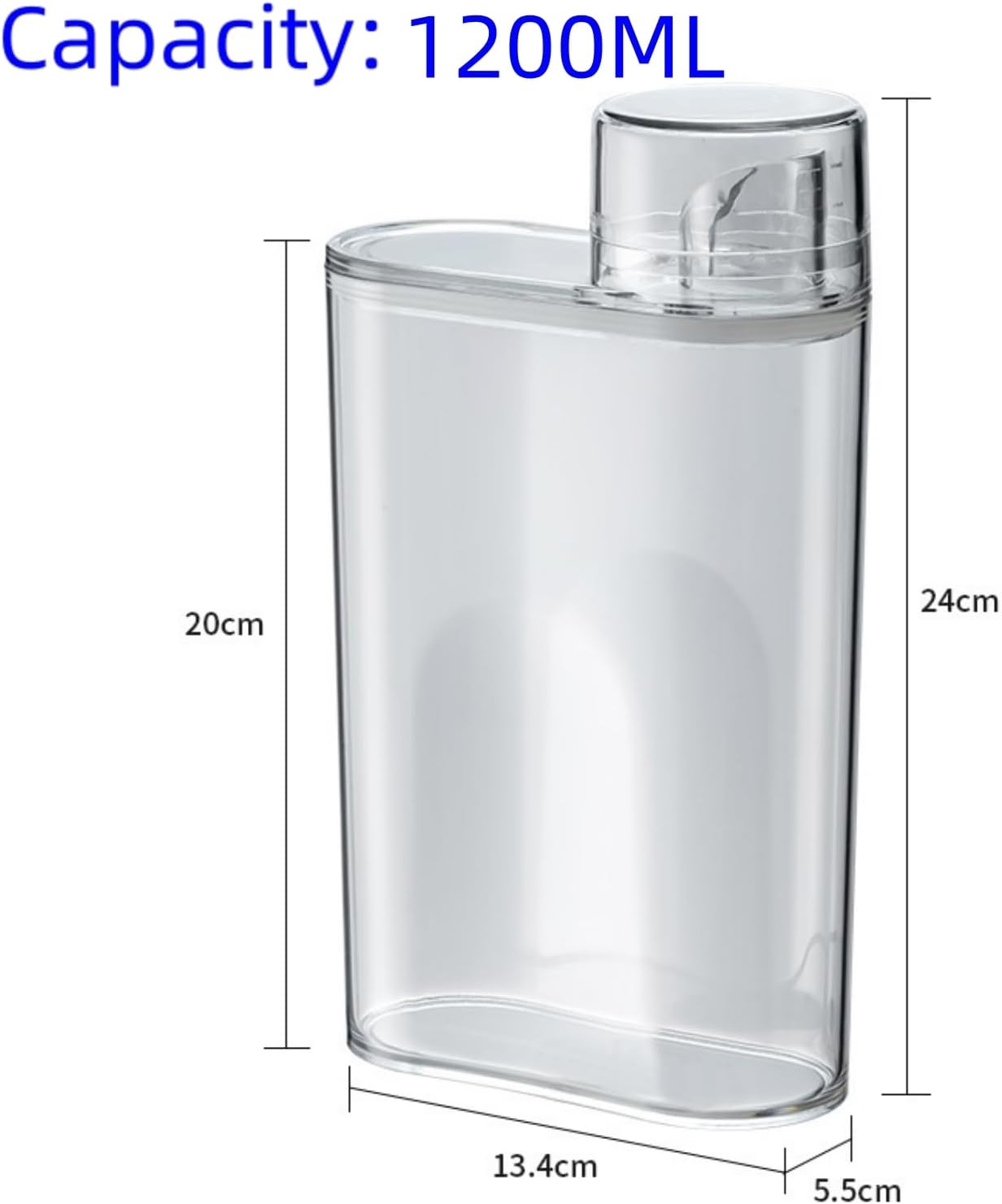 2PCS Laundry Detergent Dispenser,1200ml Softener Laundry Detergent Bottle,Beads Container for Fabric Softener