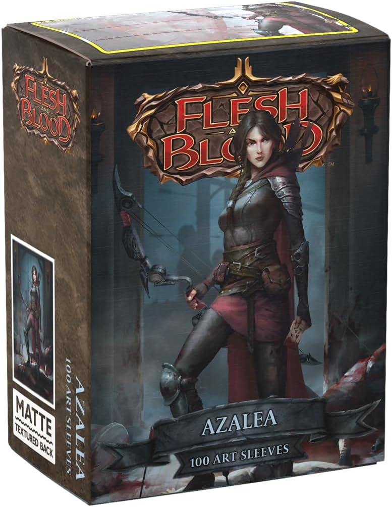 Dragon Shield | Flesh & Blood Art Sleeves | 100 CT - Smooth & Tough Premium TCG Sleeves | Compatible with Pokemon, One Piece & Magic the Gathering | Azalea