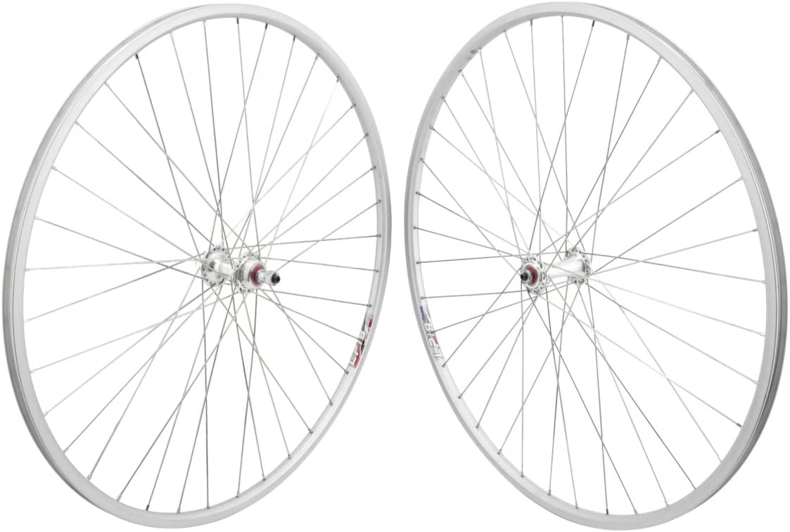 WheelMaster Weinmann LP18 Wheel Set - 27" x 1.0", 36H, QR, 5/6/7-Speed, All-Silver