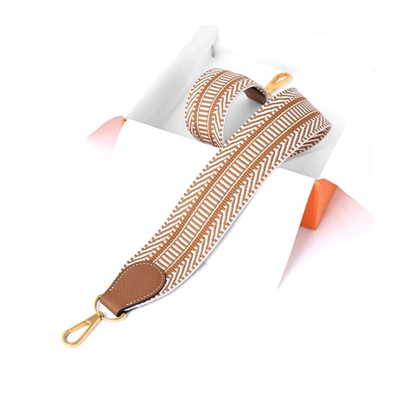 Correa para Bolso Ajustable Correa de Lona 5 cm Ancho, Adecuada for Bolso, Correa for Hombro, Material Cuero Cruzado Diagonal(Orange,120CM)