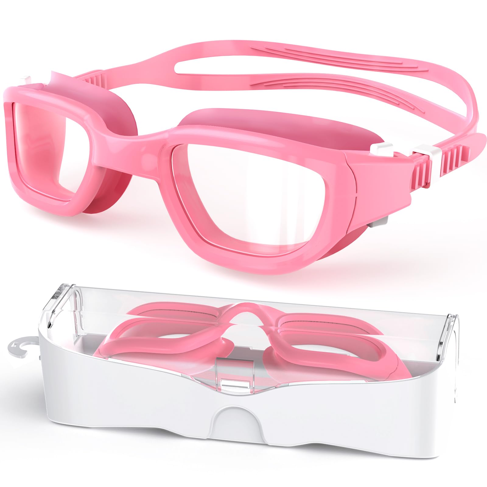 Zeligerstar Kids Swimming Goggles, Swimming Goggles for Kids 6-14, Anti Fog, UV Protection, No Leaking Wide Vision for Boys Girls — image 1