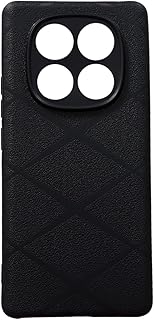 Luxury Shockproof Grid Design Case – Lightweight & Durable with Premium Finish – Compatible with Redmi Note 14 Pro 4G (Black)