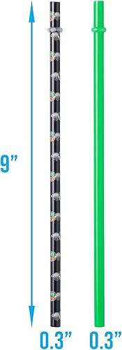 Miniatura 3 de Silver Buffalo Friends Central Perk - Juego de 4 popotes de plástico reutilizables, 10 x 1.5 x 0.25