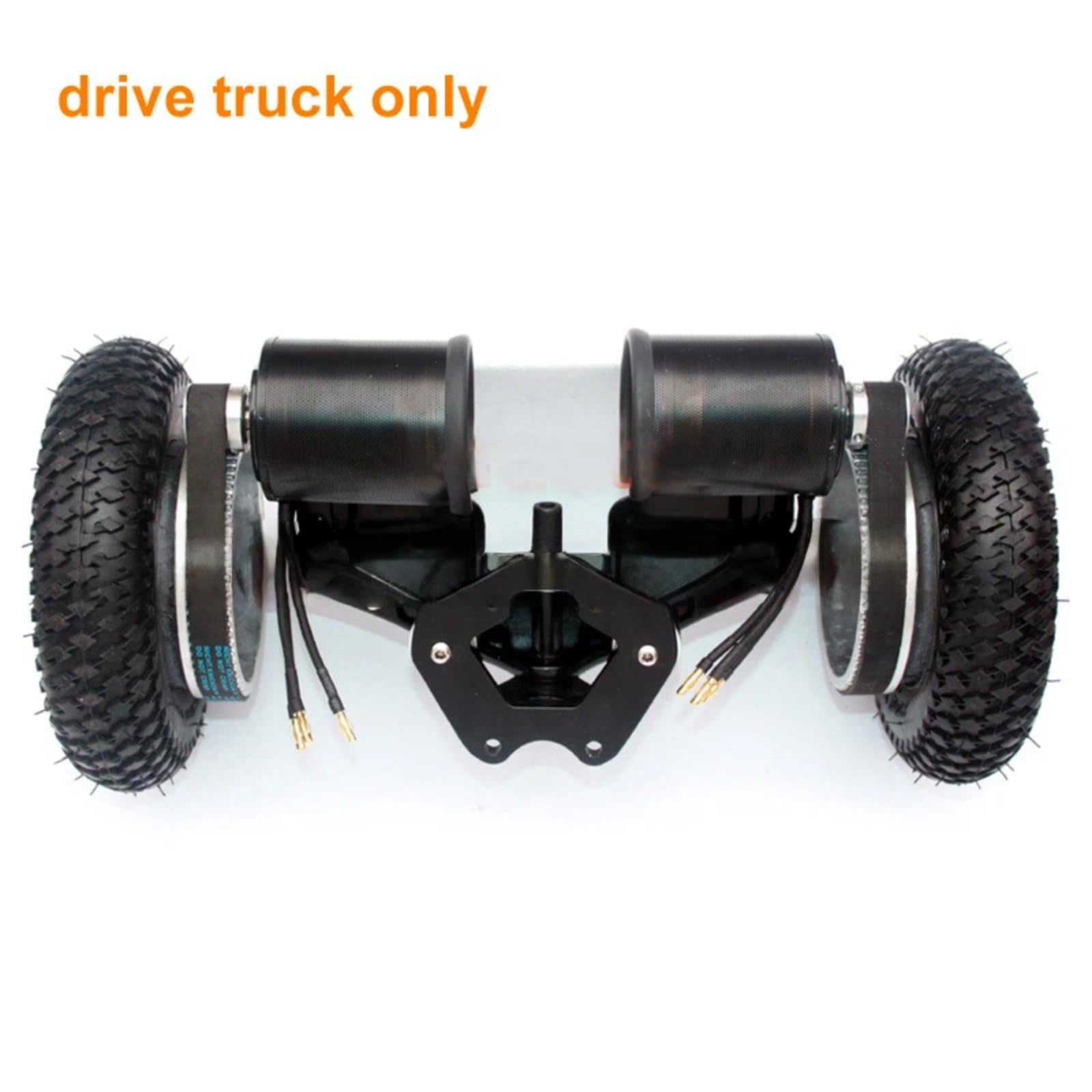 Kit de skateboard tout-terrain avec bras de suspension de 27,9 cm, ressorts hélicoïdaux, roues pneumatiques de 20,3 cm, télécommande et tableau de commande