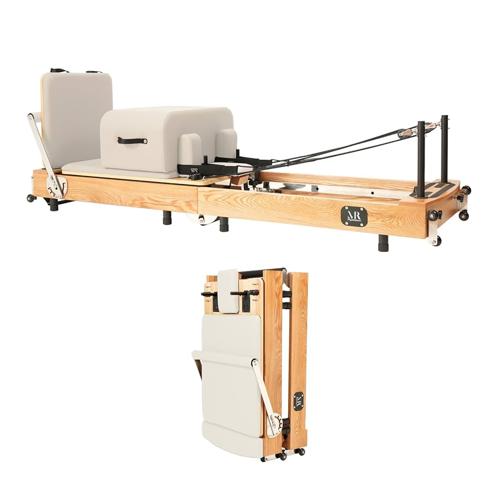 使用回数3回　美品！筋トレマシン　折り畳み式　ピラティスリフォーマーマシン 楽天市場】『ポイント4倍!10月限定!』ピラティスマシン, 自宅用