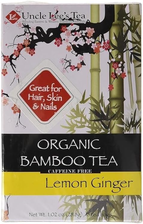 Organic Tea, Bamboo Lemon Ginger, 18 Count