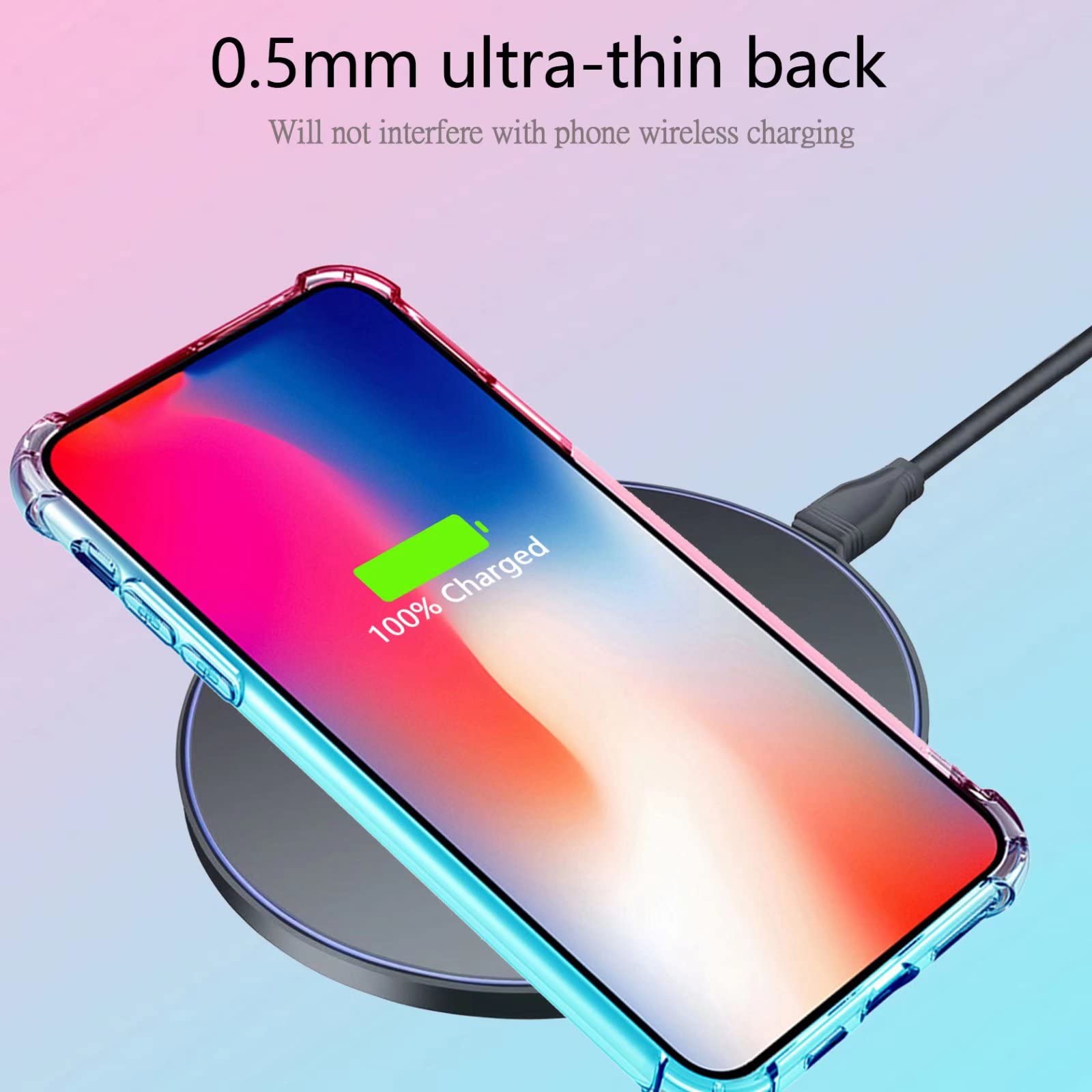 Custodia NEINEI Per OPPO Reno 8 Pro 5G: Sottile, Colorata E Antiurto Con Effetto Specchio Bianco