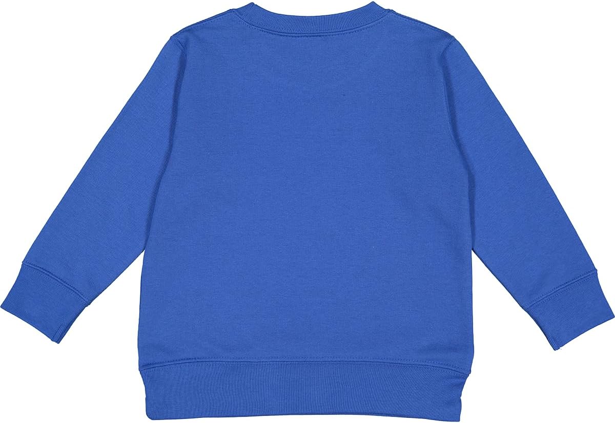 inktastic Distressed Baseball in White Toddler Sweatshirt