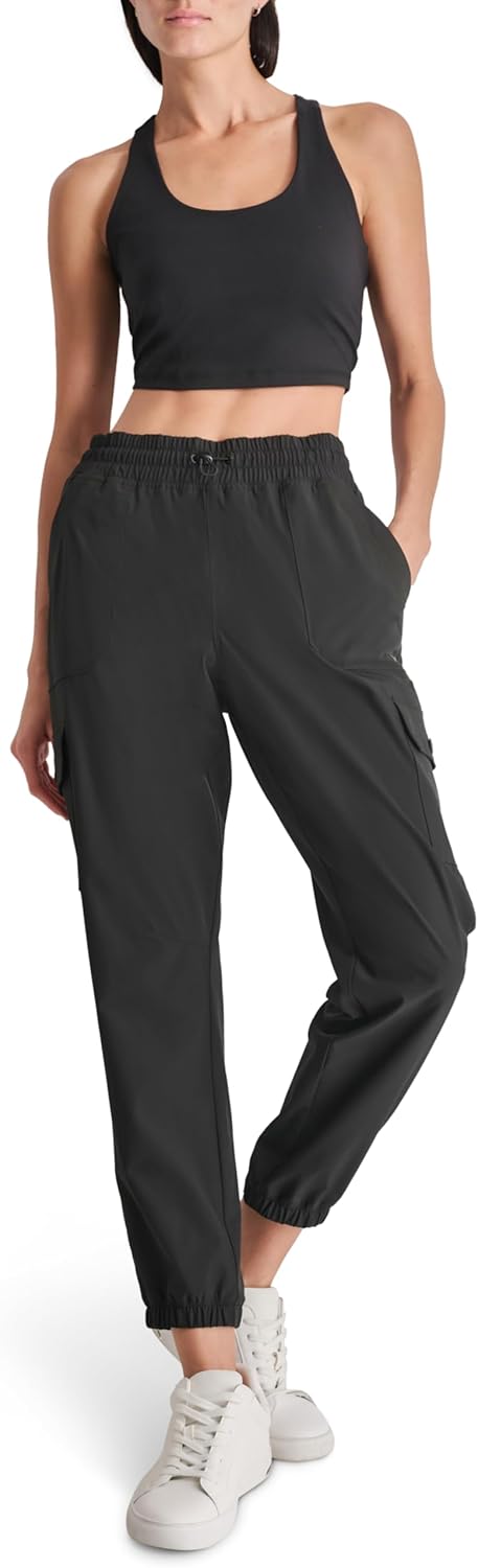 DKNY Womens Wide Leg Adjustable Waistcord Cargo Pant - Image 5