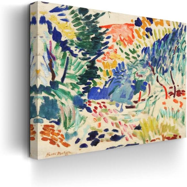 CanvasWAY - Henri Matisse Paisaje en Collioure - Lienzo impreso para pared, arte moderno, expresionismo, pintura sobre lienzo, obra de arte disponible en Yaxa Colombia