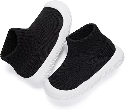 Miniatura 5 de Eashi Zapatos antideslizantes para niños y niñas, transpirables, cálidos, elásticos, con suela de memoria, para proteger los dedos de los pies,