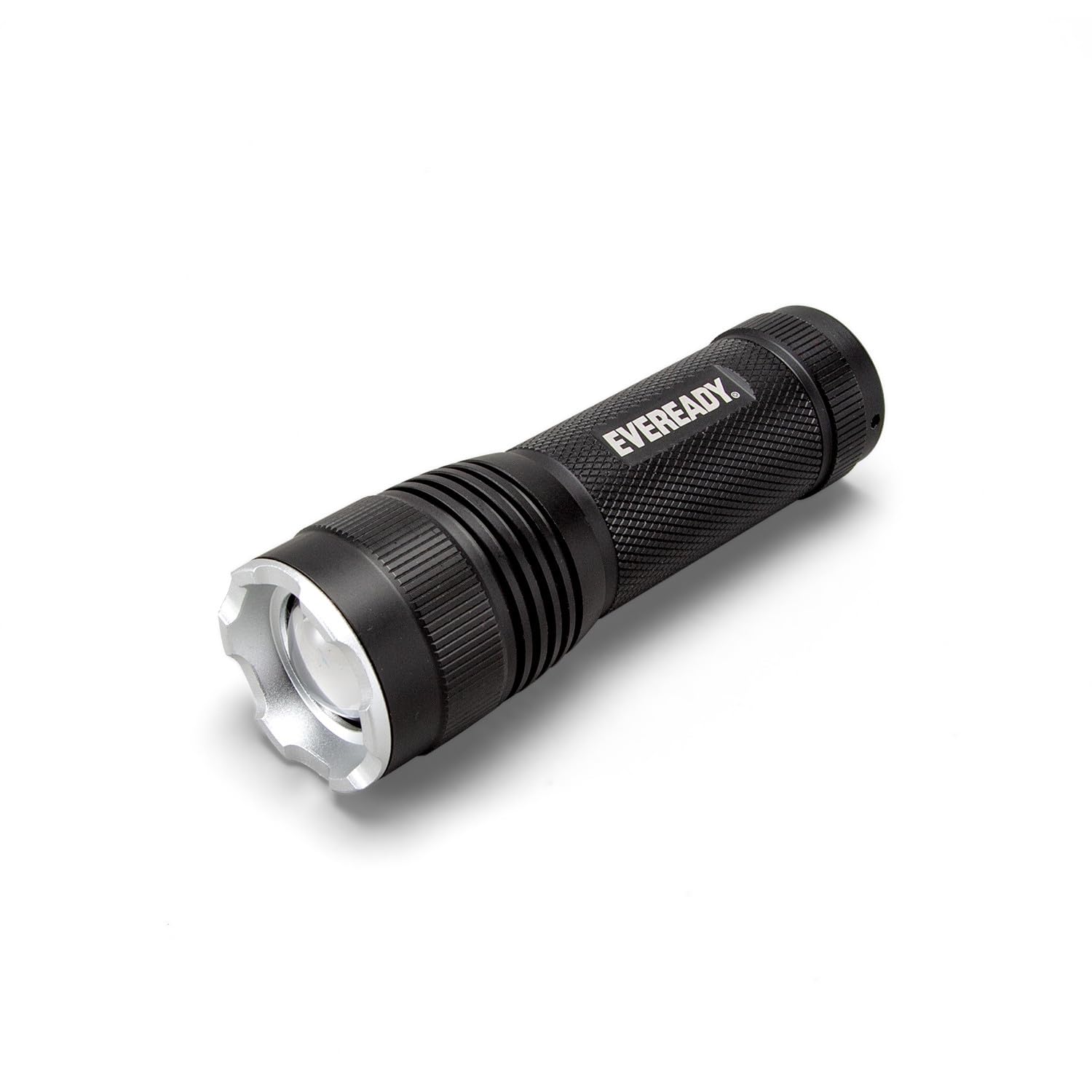 Energizer Eveready LED Torch, Black, Super Bright Flashlight for Outdoors, Camping and Gifts (Batteries Included)