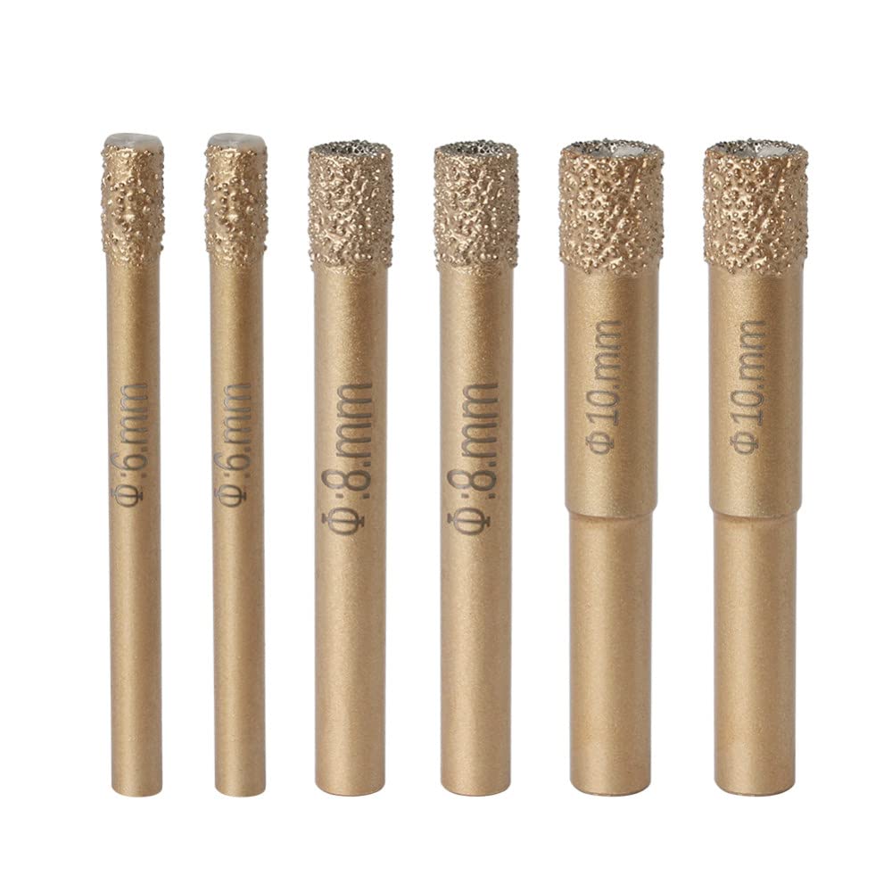 Taladro seco de núcleo soldado con diamante de 6-200mm para baldosas de porcelana, mármol, vidrio, granito, sierra perforadora, accesorios, corte de sierra, 125mm, 1 ud.