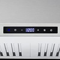 Vista 14 de COSMO COS-63175S 30 in. Vista Collection 380 CFM Ducted Wall Mount Range Hood, Touch Controls, LED Lights, Stainless Steel