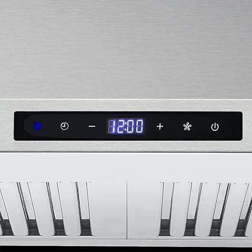 Miniatura 14 de COSMO COS-63175S 30 in. Vista Collection 380 CFM Ducted Wall Mount Range Hood, Touch Controls, LED Lights, Stainless Steel