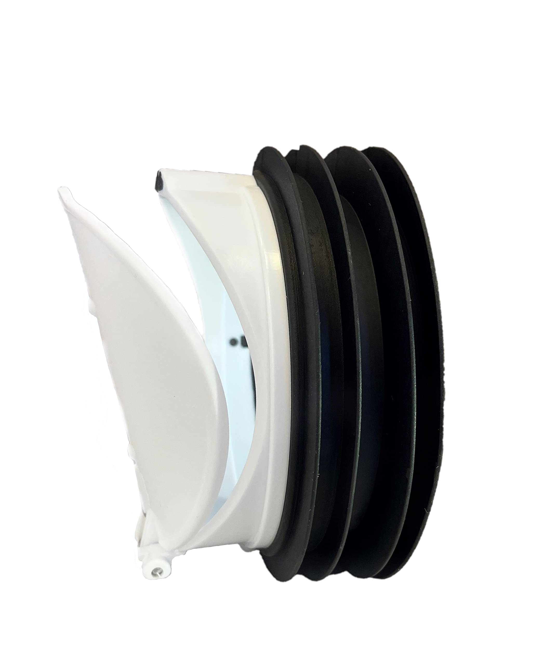 UZMAN 1 tapa de protección para ratas DN 90-100/110 mm, adaptador, válvula antirretorno, protección antirretorno de construcción, tubería KG para aguas residuales, protección contra ratas