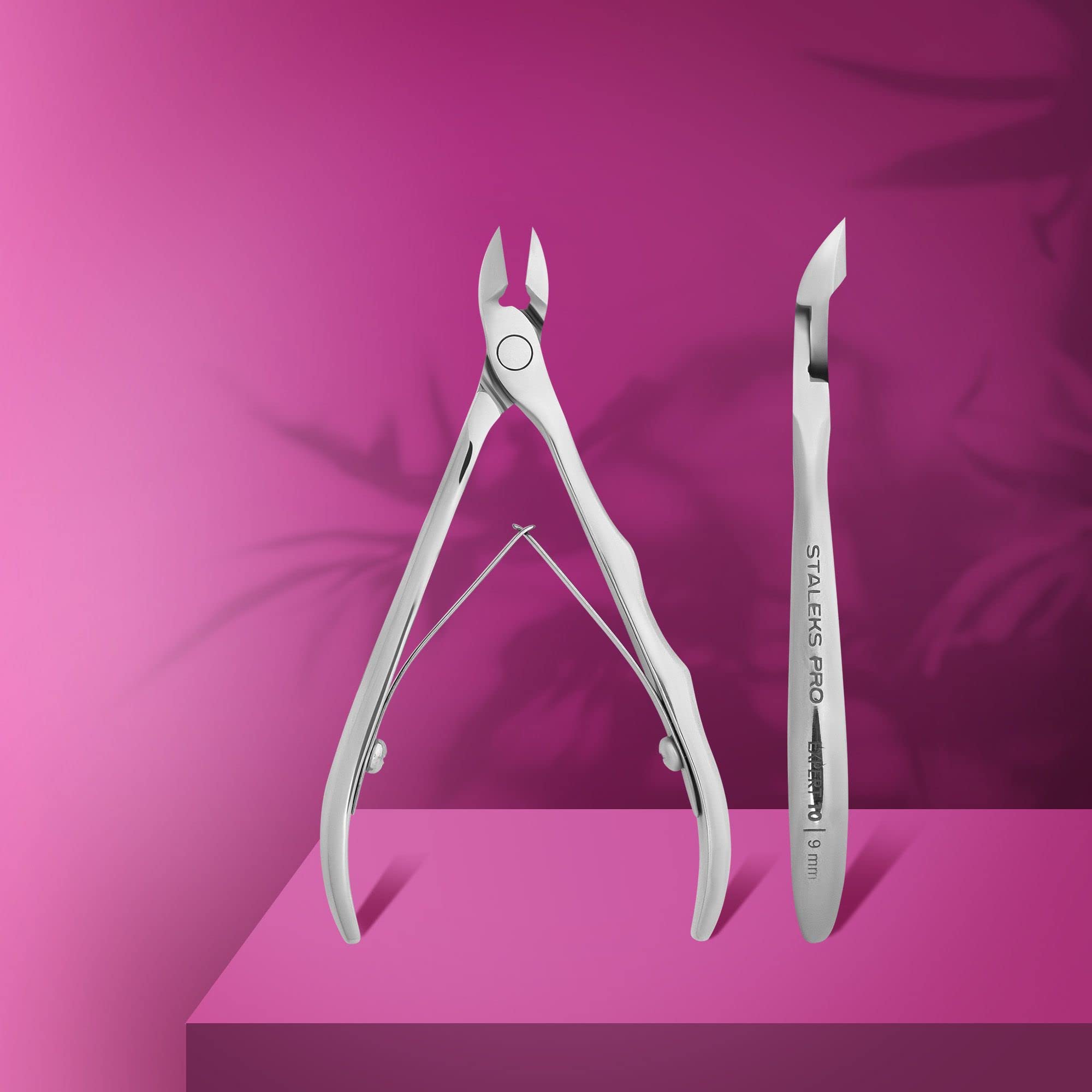 Staleks Pro Expert - 10 tronchesi professionali per cuticole, 9 mm, confezione da 1, modello NE-10-9