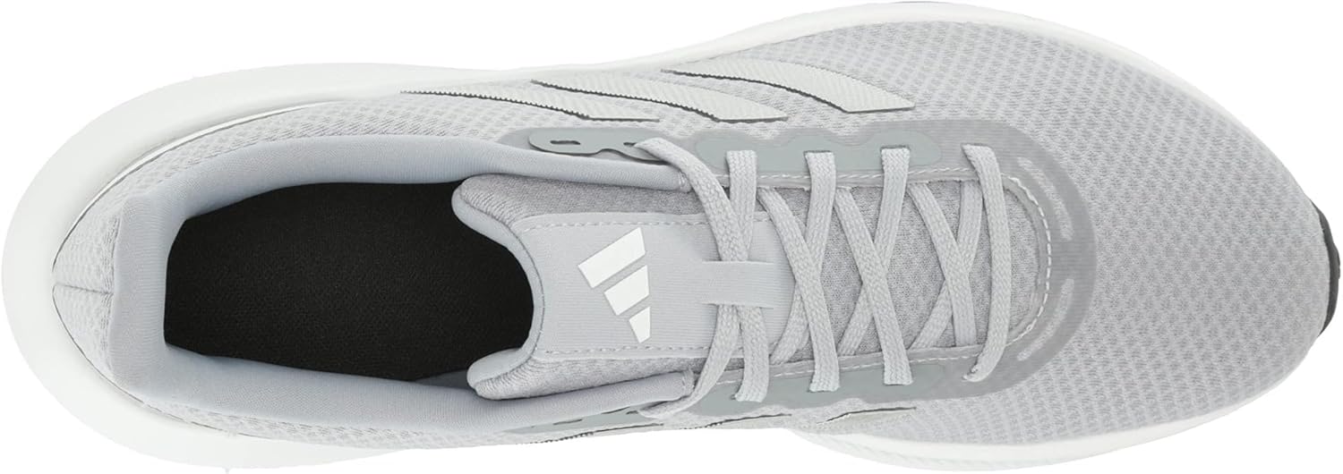 adidas Women's Lite Racer w Running Shoe 6 Halo Silver/Silver Metallic/Core Black