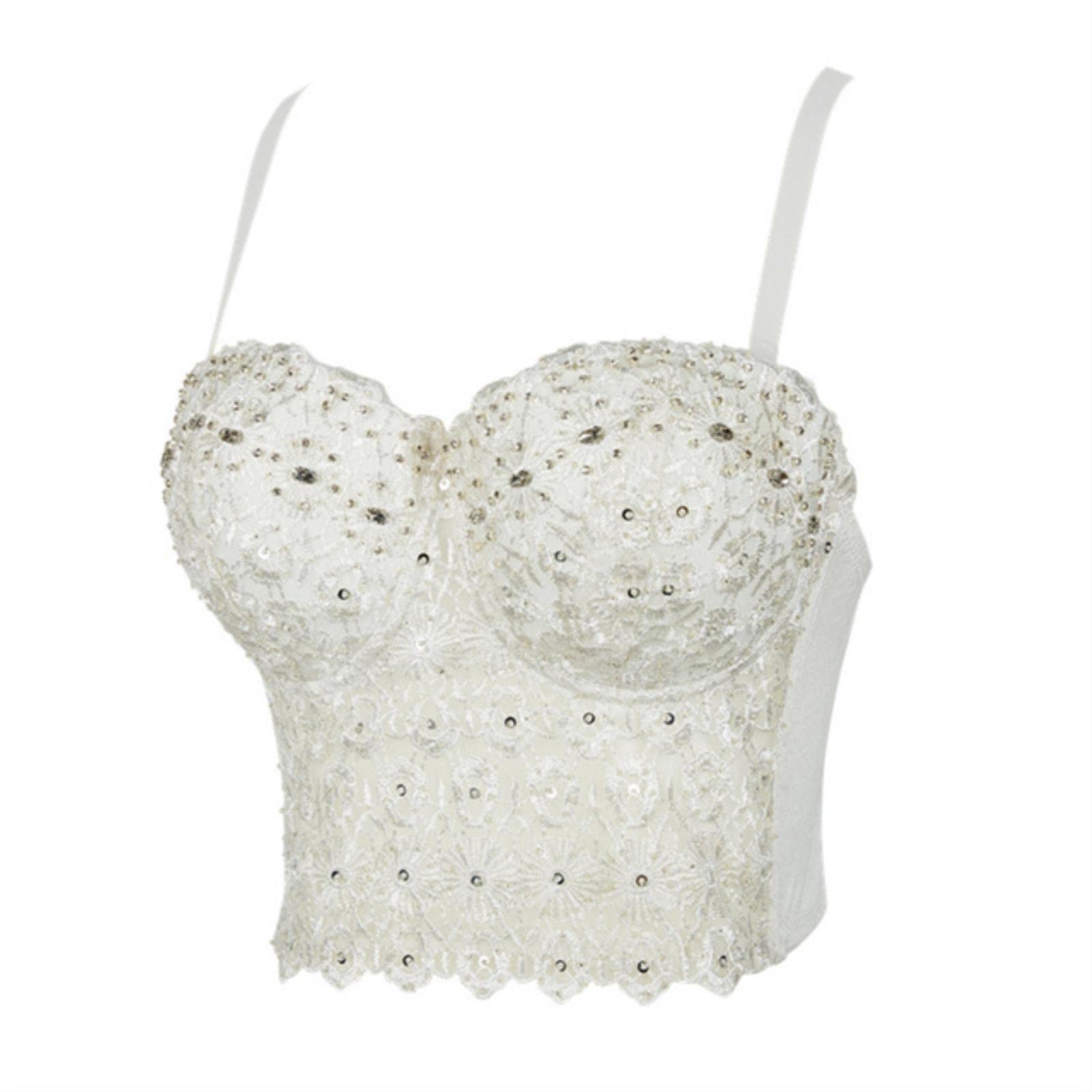 Fashion Women Tank Top Cropped Shirt Women Clothes Bra y2k Corset Ladies Crop Tops Gothic Shaper-4-white, CN S-34