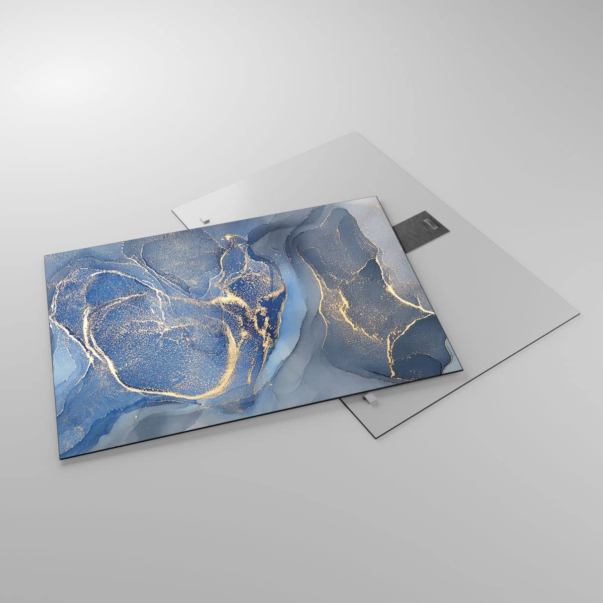 Tableau Sur Verre Moderne Musique Rue Ville - 70x50cm - Impression HD Sous Vide - Effet 3D Brillant - Déco Murale Salon