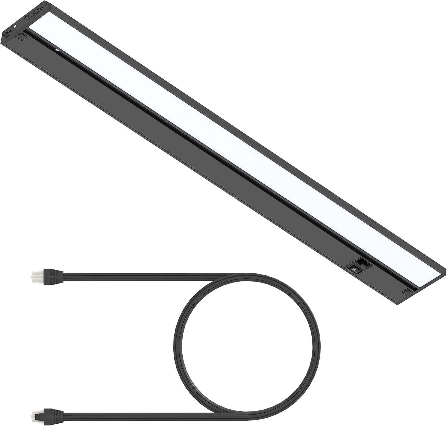 LAGOM 22" Black Under Cabinet Lights & 32" Linking Cord