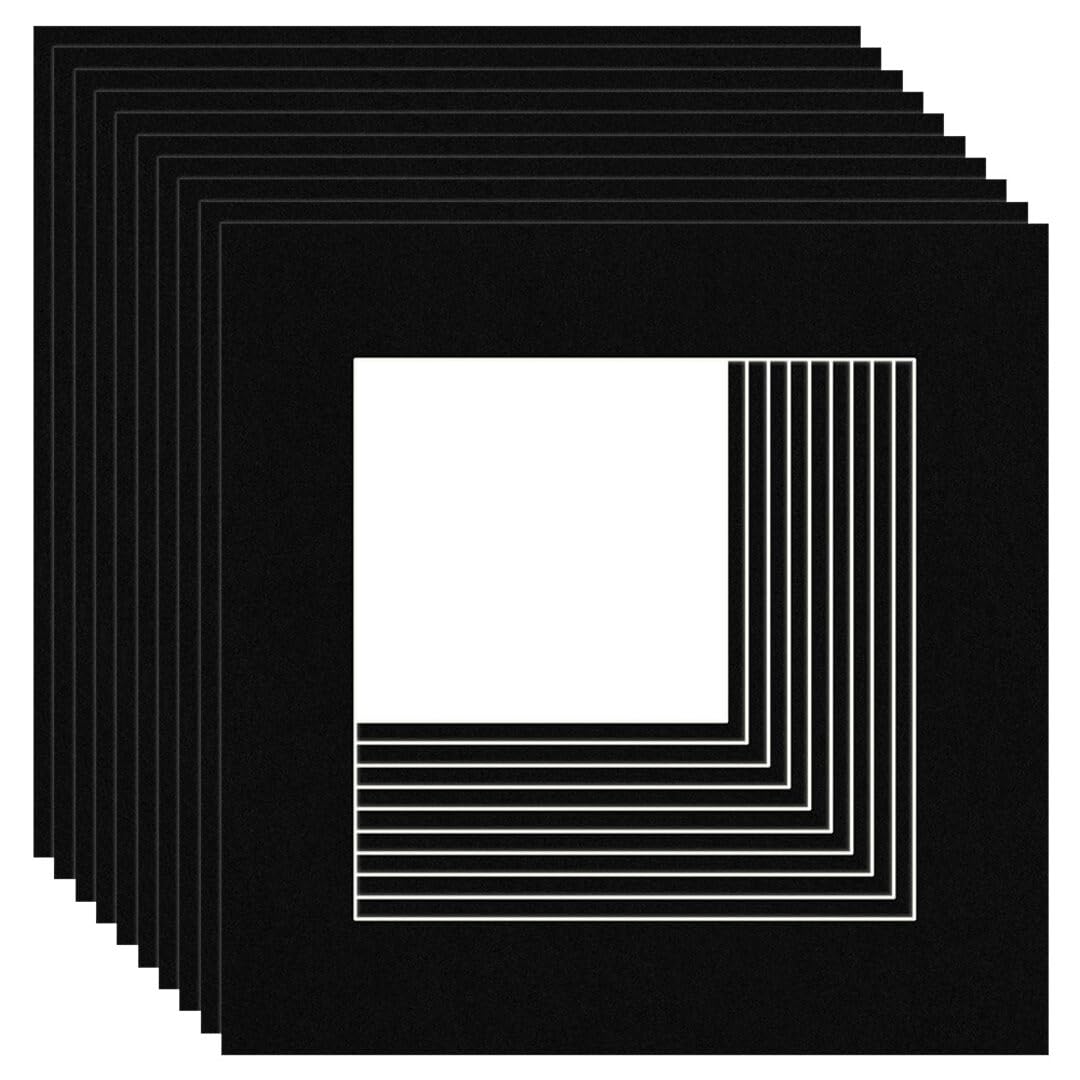 Procut Global Black 60x60cm Picture Mounts - Fits 40x40cm Photo Size — image 1