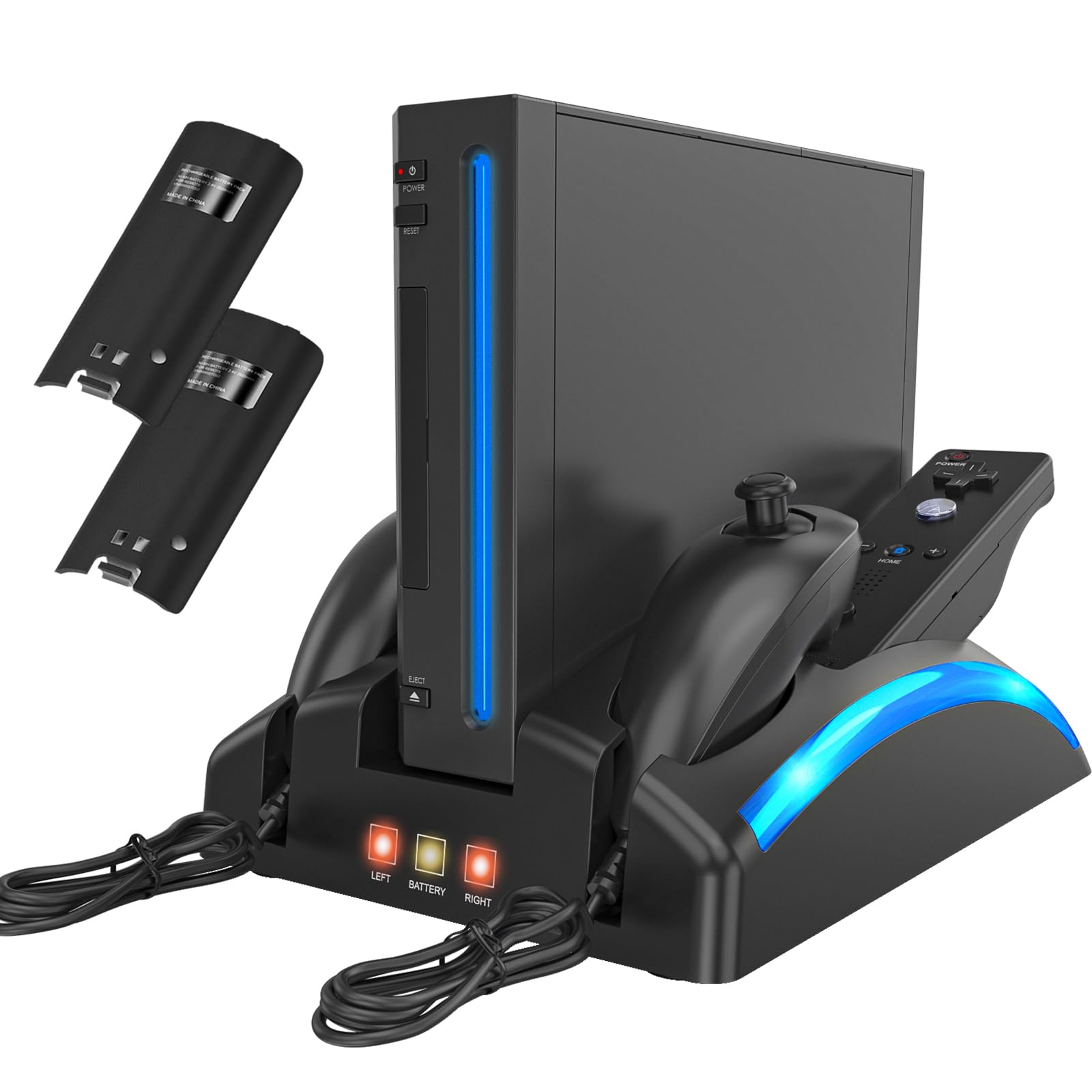 WIIセット Amazon.com: KEKUCULL Game Organizer Station for Wii Remote Charger