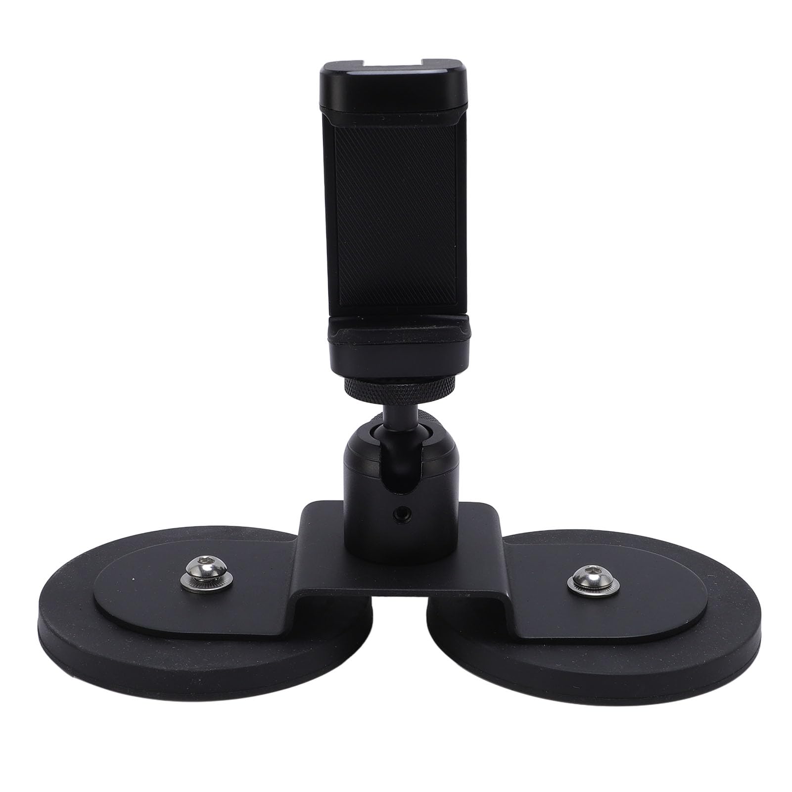 Supporto Magnetico per Action Camera, Staffa Regolabile a 360 | Supporto da auto a forte aspirazione per Action 5 Pro, Go 3S, 13 Black, 3, Telefono