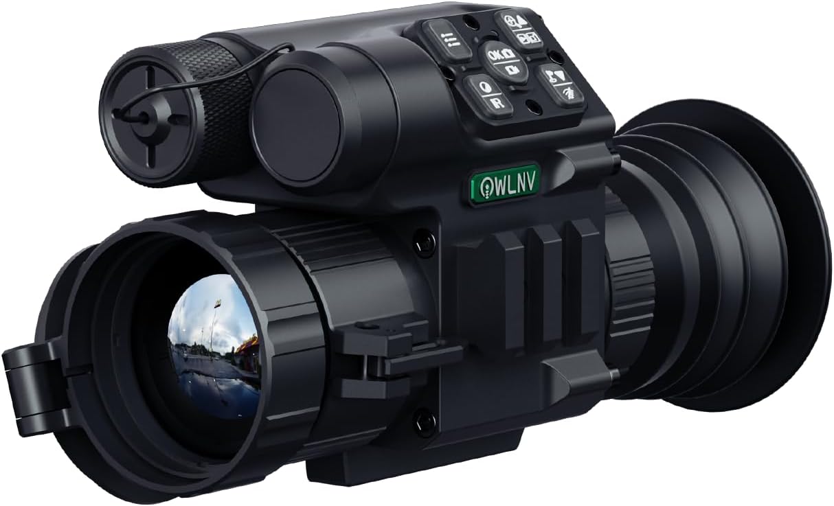 T3 Thermal Imaging Scope with 384×288 Sensor, 3.5X Optical Zoom, Ballistic Calculator, WiFi Video Recording, PIP Mode, 1440×1080 Display, IP67 Weatherproof Scope for Hunting