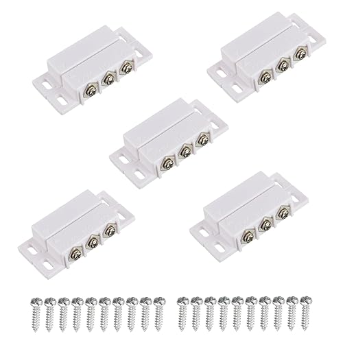 EPLZON Interruptor magnético de láminas normalmente abierto y normalmente cerrado NC NO interruptor de proximidad magnético para alarma de puerta,