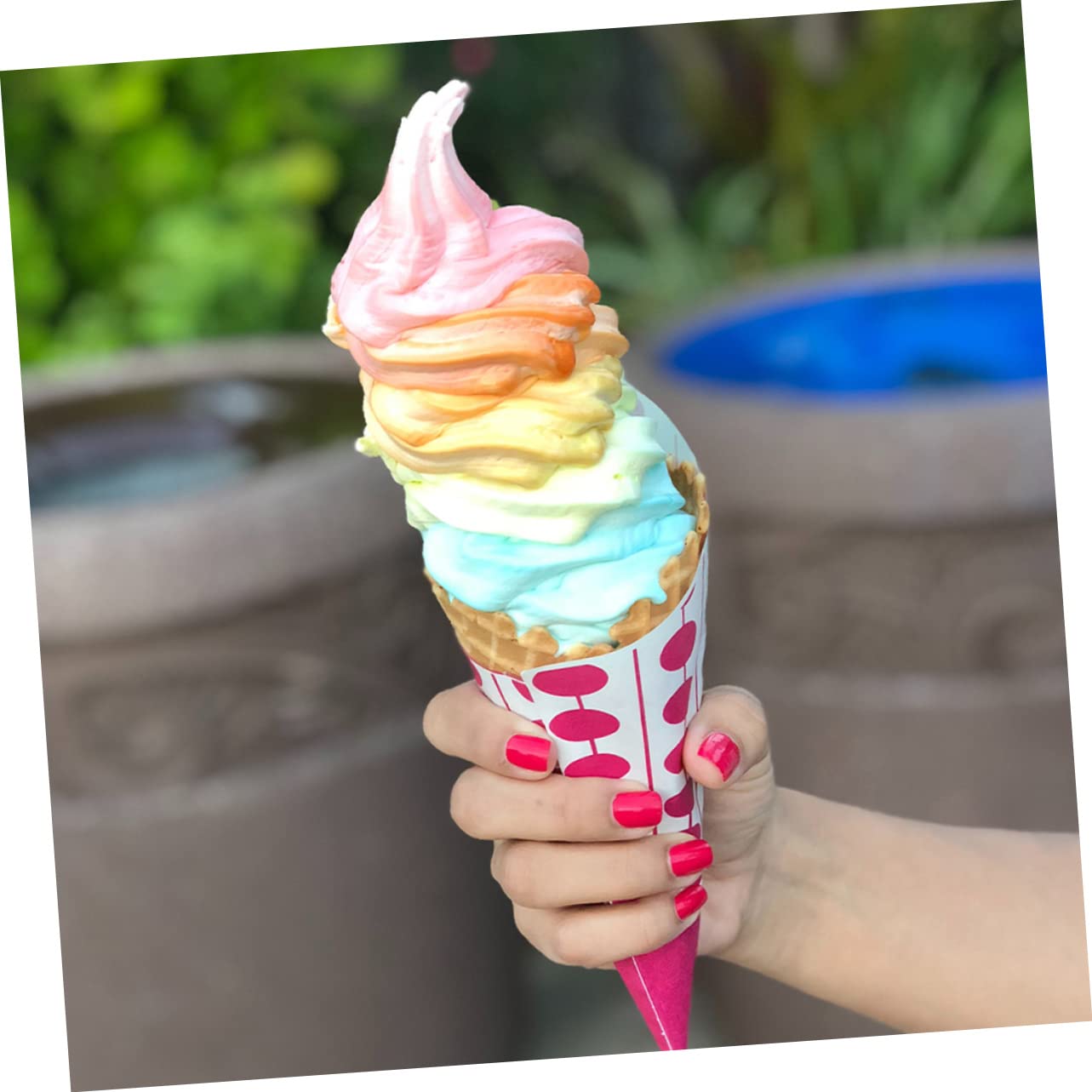 Housoutil Egg Roll DIY Mold Waffle Cone Roller Dessert Making Mold Ice Cone Shaper