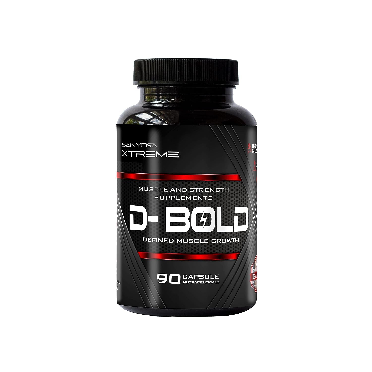 Sanyosa Extreme D-BOLD Mass & Weight Gainer (90 Capsules, Pack of 4) | Fast Weight & Muscle Gain, Stamina & Strength, a Natural Alternative for Bulking for Men & Women (B0C7J8DHB2) Amazon Price History, Amazon Price Tracker