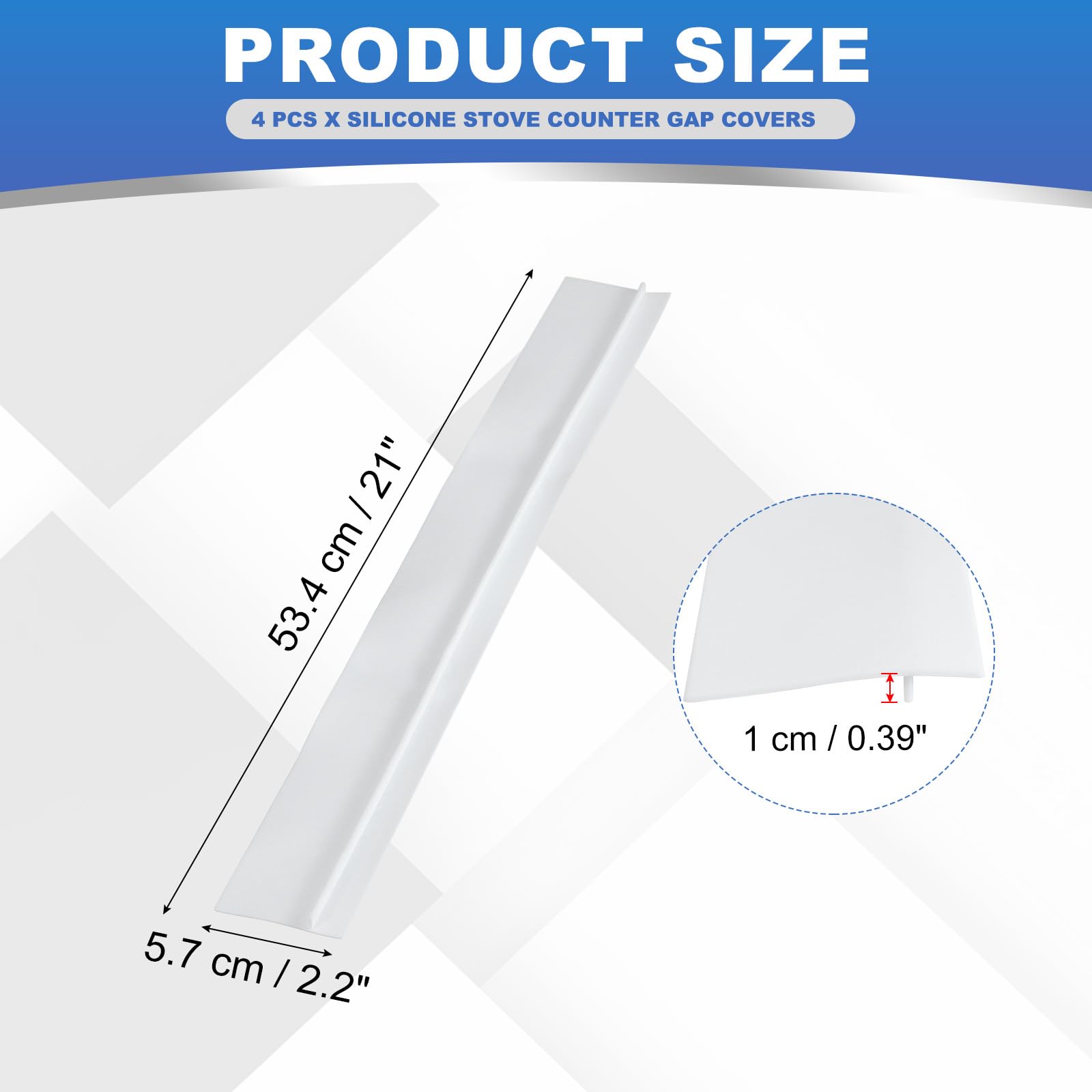 PATIKIL Silicone Stove Gap Covers - Image 2