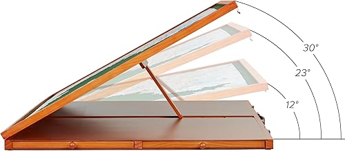 Miniatura 4 de YISHAN Tablero de rompecabezas de madera resistente para rompecabezas de 1500 piezas con cajones y cubierta, mesa de rompecabezas ajustable con asa