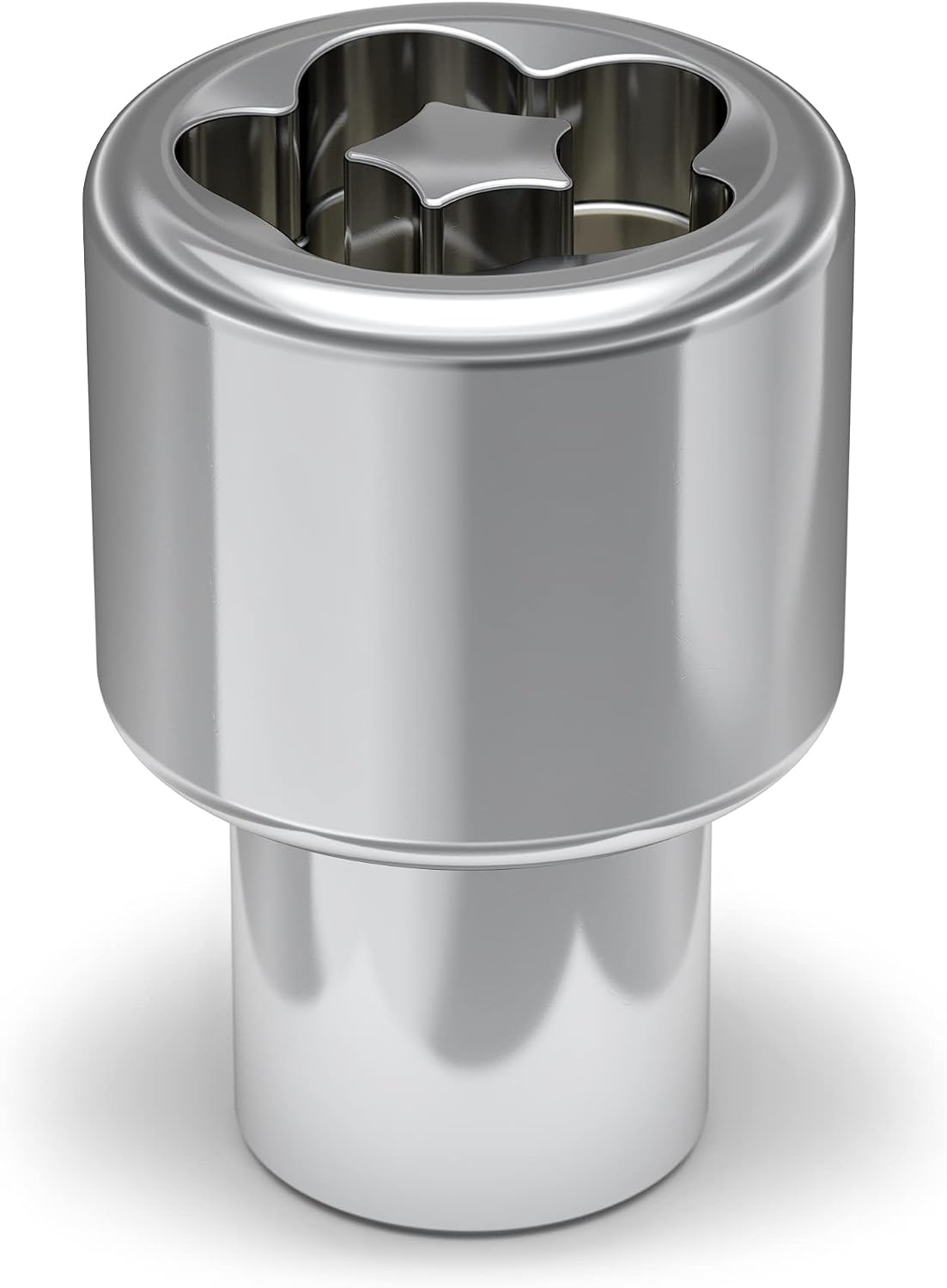 White Knight 42610 Chrome Wheel Locks, 12mm x 1.25 Mag Wheel Lock Set with Washer (Pack of 4)