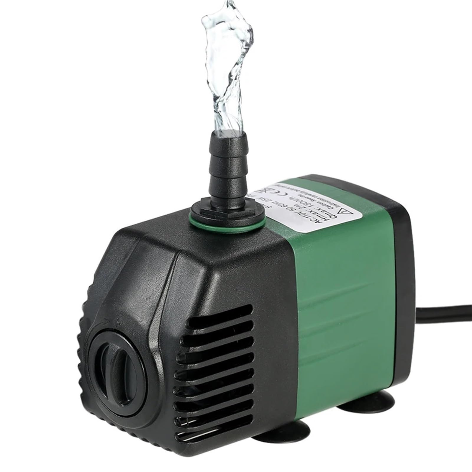 Pompka Słoneczna Pompa wodna zanurzeniowa 1500L/H 25W do akwarium, fontann stołowych, ogrodów stawowych i systemów hydroponicznych z 2 dyszami dekoracja ogrodowa