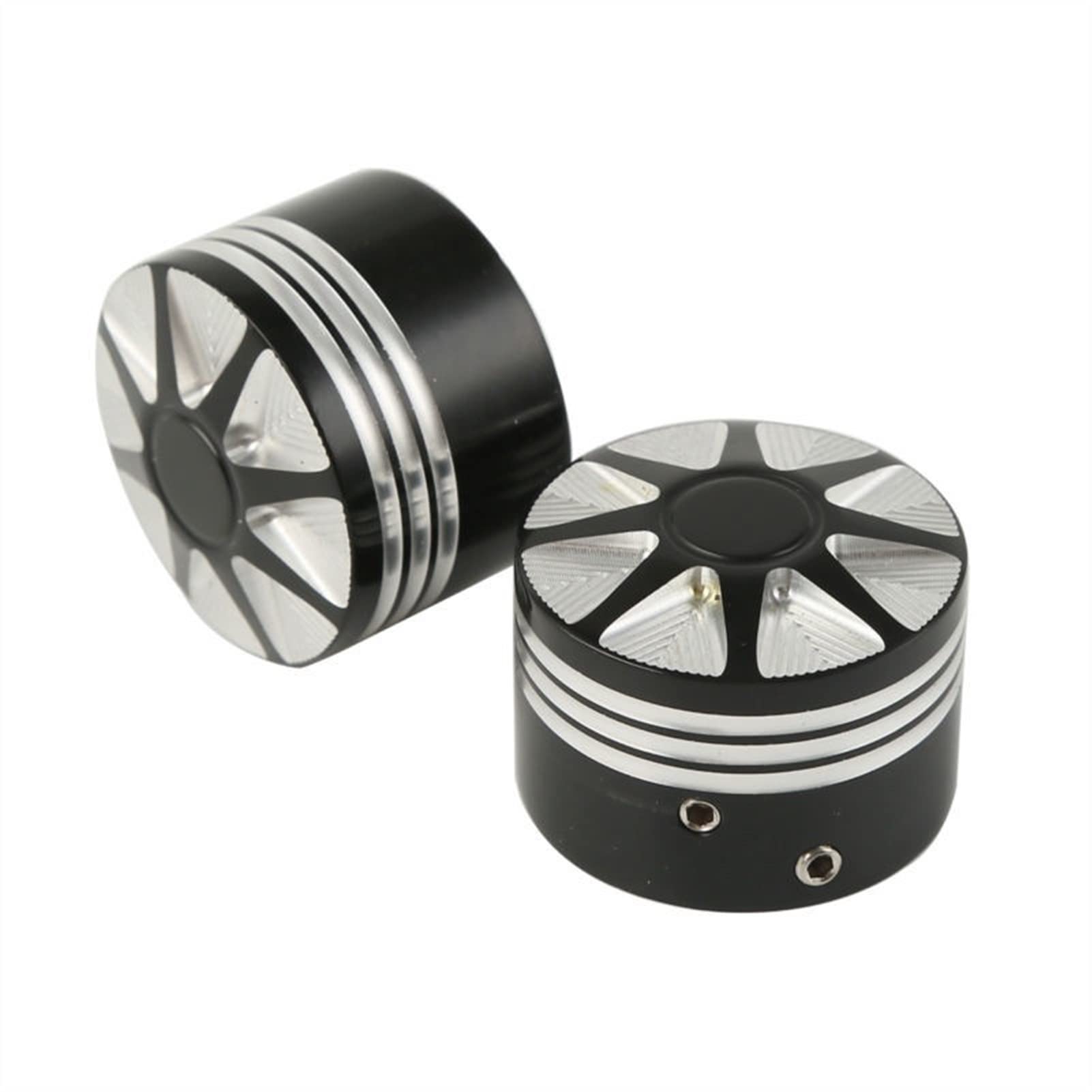 Écrou cache essieu avant noir moto pour sublimer vos road trips en Harley Dyna