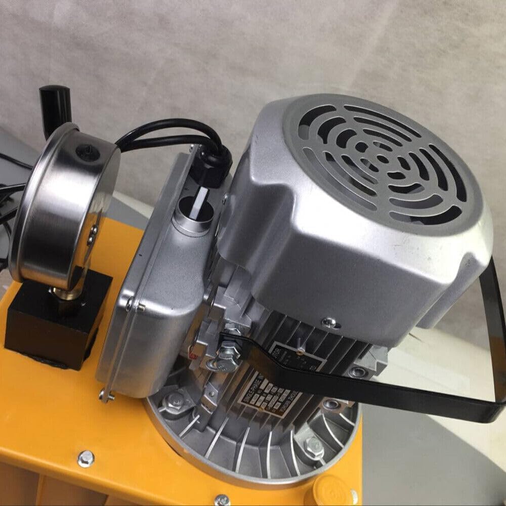 Pompa idraulica elettrica, 700 bar, 750 W, pompa idraulica, con valvola a pedale, unità idraulica elettrica per punzonatrice, piegatrice (giallo)