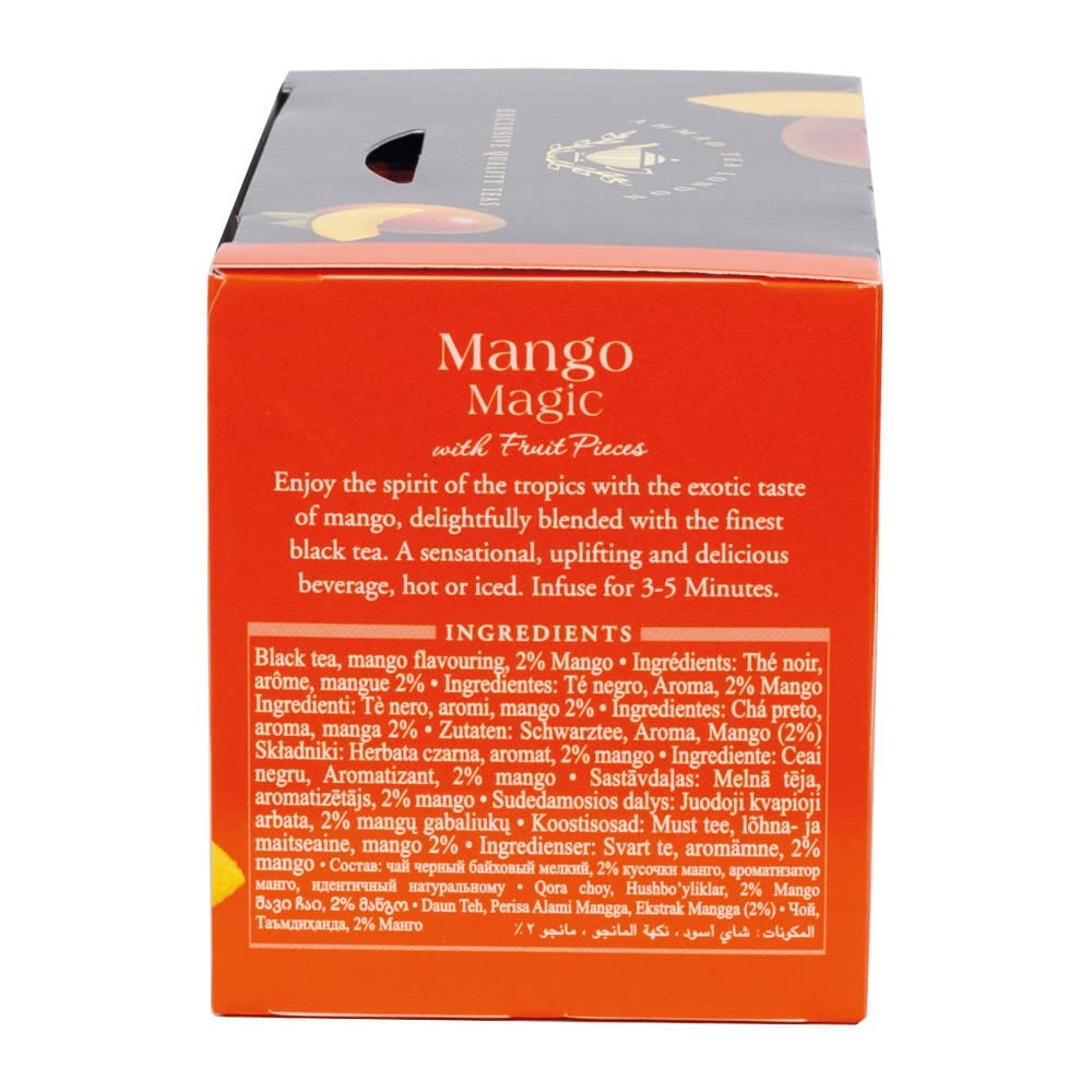 Buy Ahmad Tea Mango Fruit Black Tea Black Tea 20 Teabag Sachets