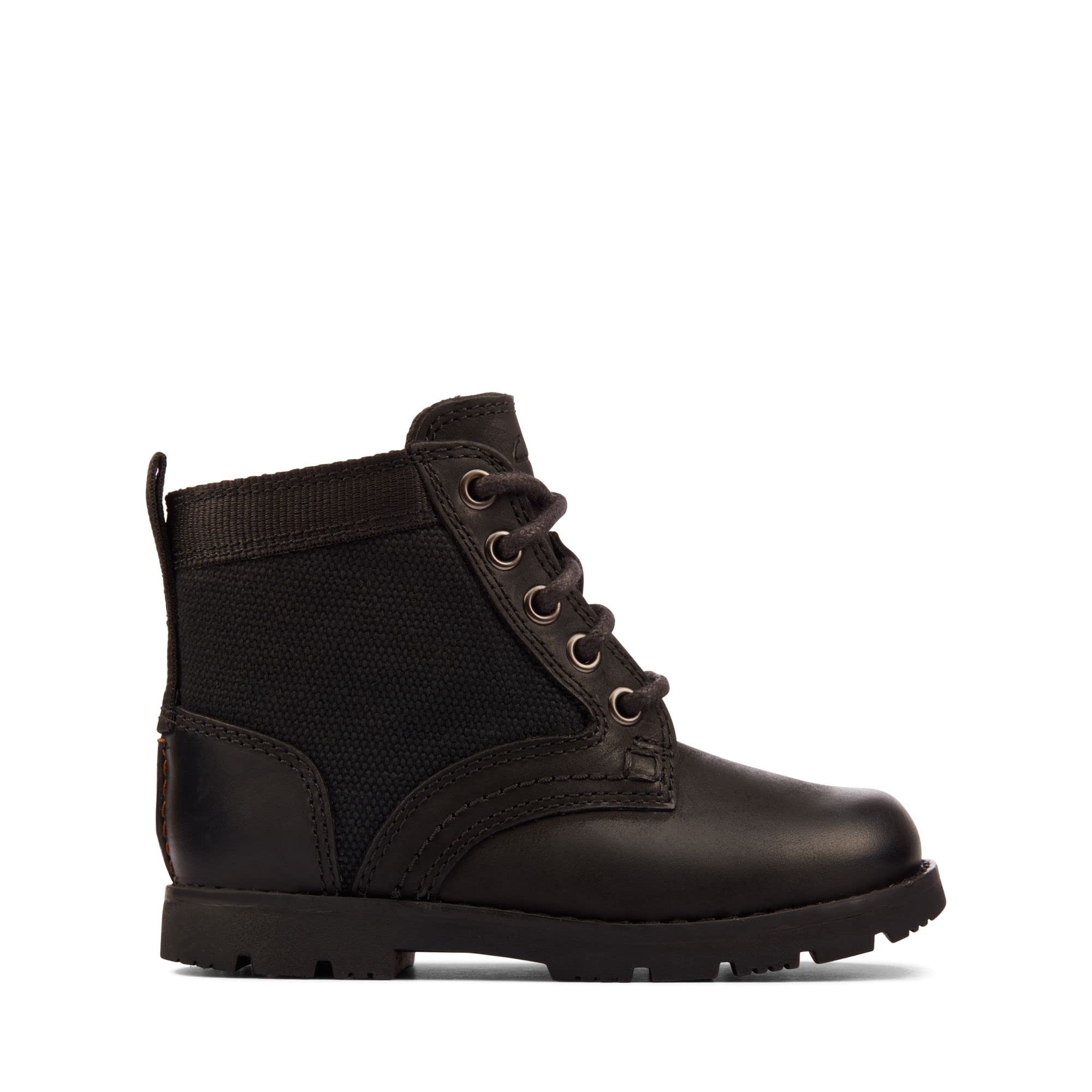 Clarks Boy's Heath Chard Ankle Boot, Black Black Leather, 10.5 UK Child