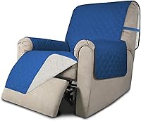 Vista 191 de Easy-Going Funda de Sofá Reclinable Reversible Funda de Sofá Resistente al Agua Funda de Sillón Protector de Muebles con Correas Elásticas