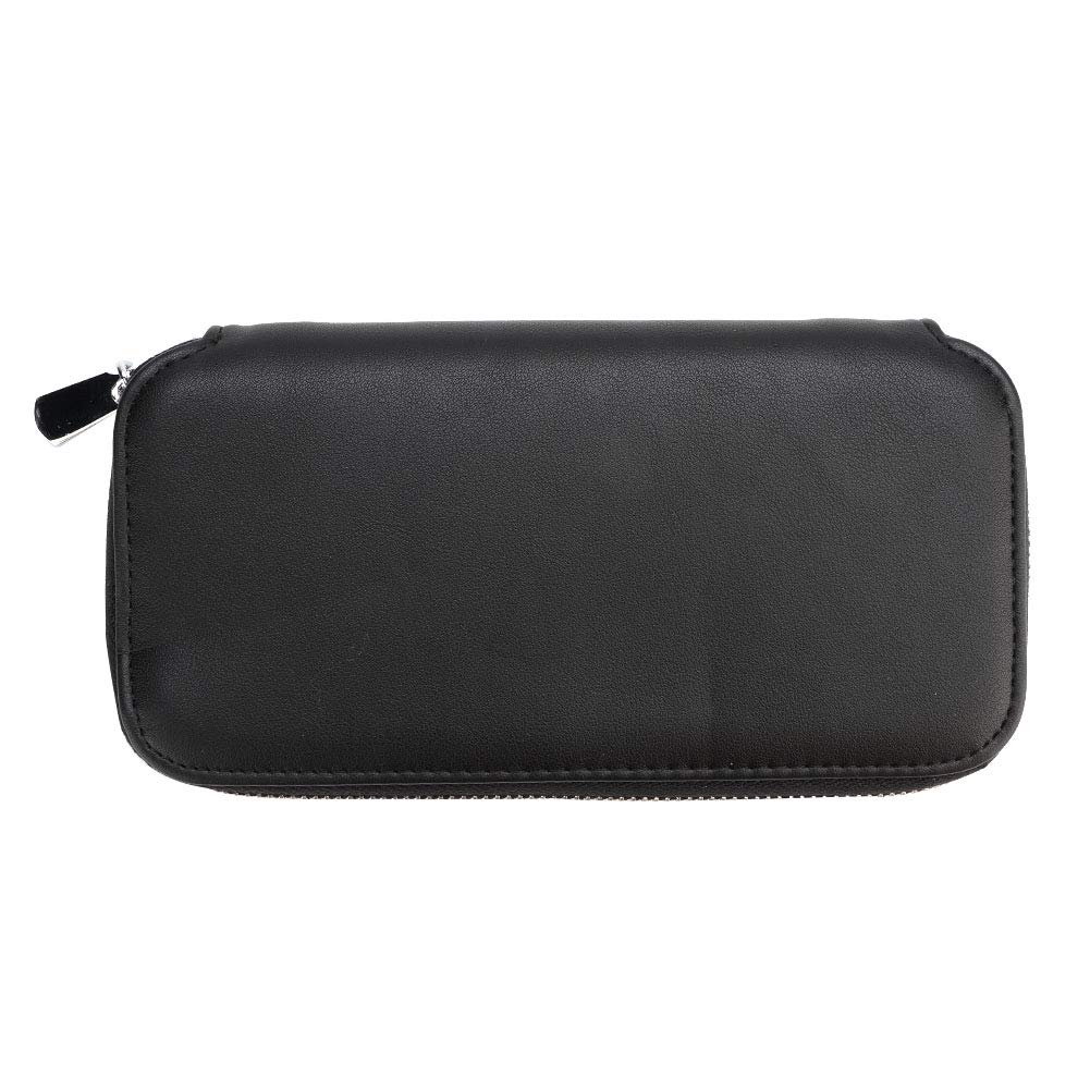 Portafoglio da viaggio con blocco RFID, porta passaporto e organizer per carte di credito, per uomini e donne, sottile, multi tasca, per lavoro, vacanze, pendolari, in pelle PU, dimensioni compatte