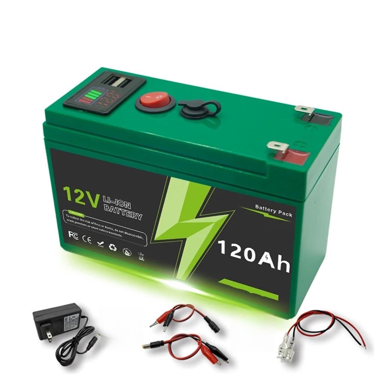 Batteria A Ciclo Profondo Lithium12VBatteria 150Ah LiFePO4 4000+ Cicli Profondi