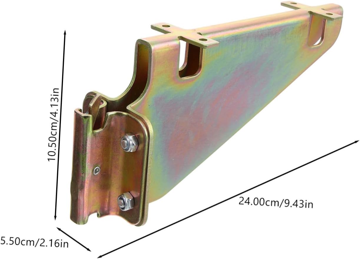 E Track Fixed Shelf Bracket for Trailer Heavy Duty Support Easy Installation Track Accessories Versatile Use Garage Warehouse and Workshop