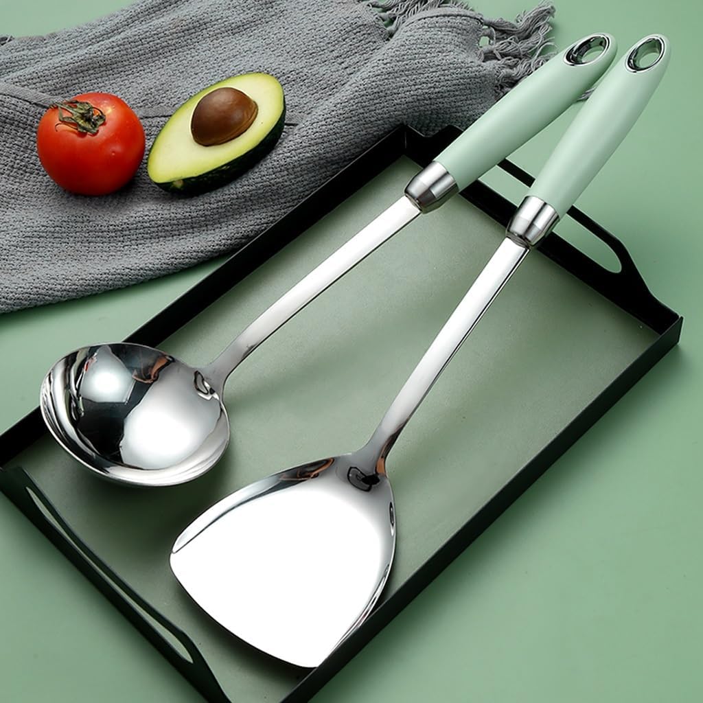 Thickened Anti-scalding Rice Spoon Frying Shovel Kitchenware Set Kitchen