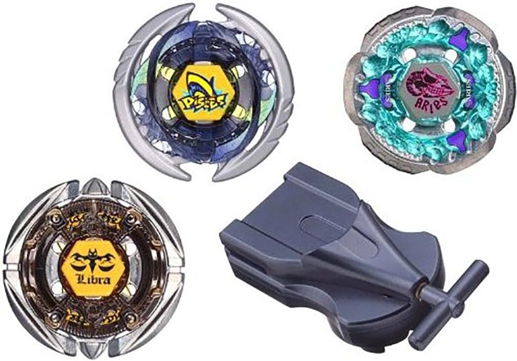 Takara Tomy Beyblades Japanese Metal Fusion BB57 Hybrid Wheel Set Stamina Defense