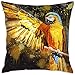 Housse De Coussin Perroquet Coloré Body Art Coussin Taie d'oreiller Couvre-Oreiller Décoratif Fermeture À Glissière Throw Taie d'oreiller 45X45Cm