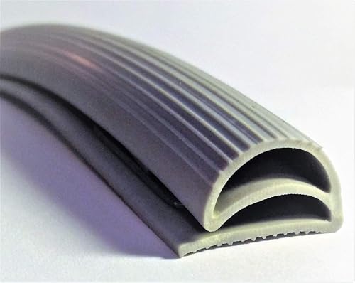 Sello de repuesto para puerta de frigorífico vintage, precio por pie, Negro, 1